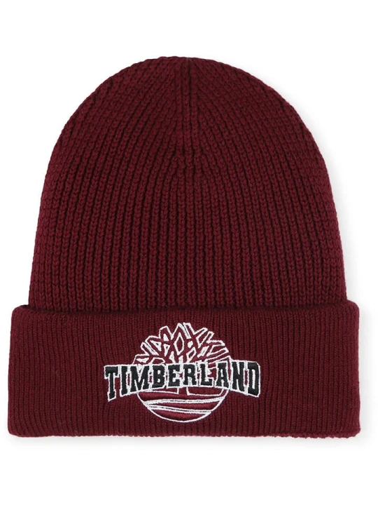 Zdjęcie produktu Timberland Czapka beanie w kolorze bordowym rozmiar: 158 / 164