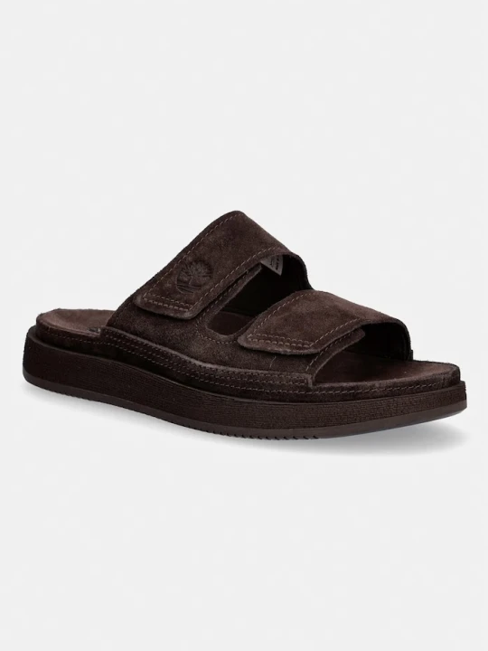 Zdjęcie produktu Timberland klapki męskie zamszowe Casco Cove Slide brązowy