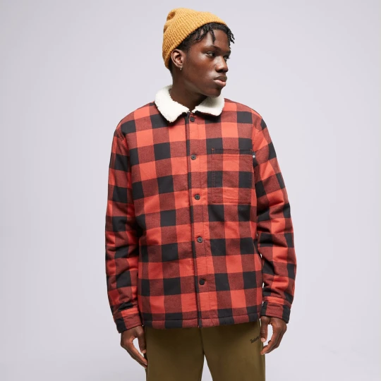 Zdjęcie produktu Timberland Kurtka Buffalo Plaid Sherpa Lined czerwony