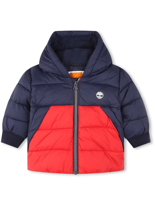 Zdjęcie produktu Timberland Kurtka pikowana w kolorze czerwono-granatowym rozmiar: 86