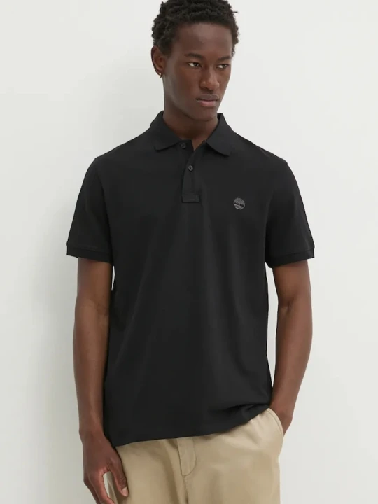 Zdjęcie produktu Timberland polo bawełniane czarny