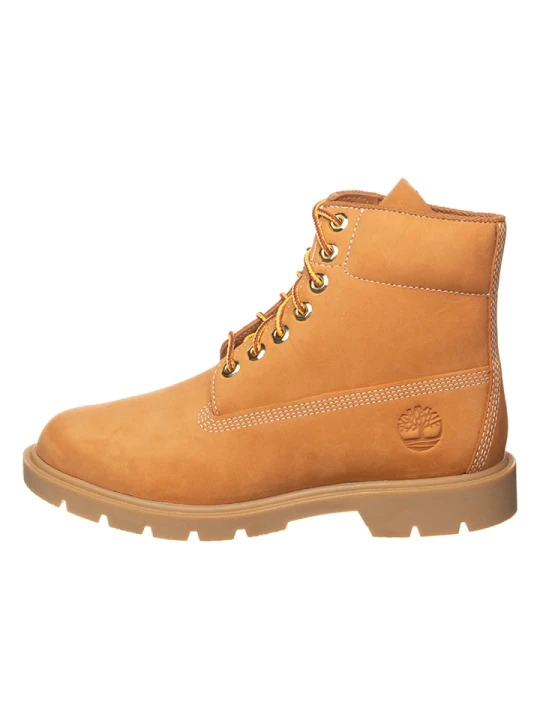 Zdjęcie produktu Timberland Skórzane botki "6 In" w kolorze jasnobrązowym rozmiar: 27
