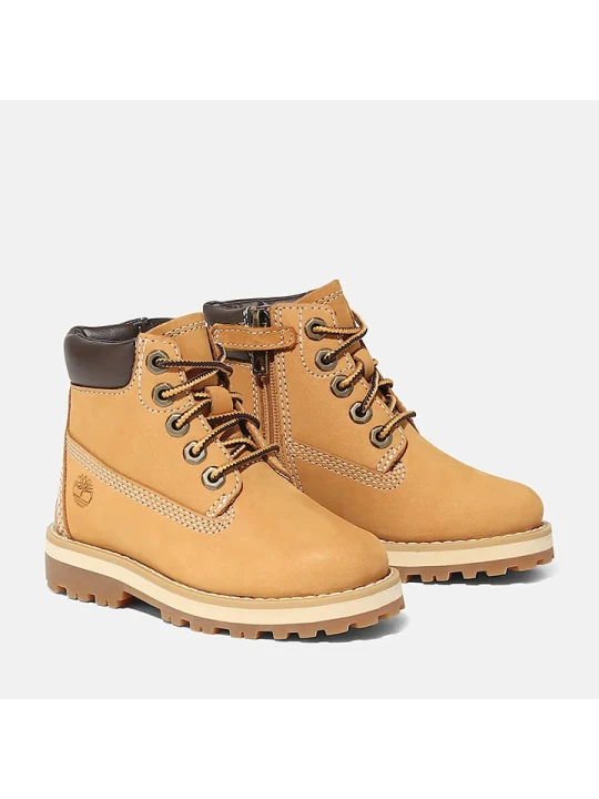 Zdjęcie produktu Timberland Skórzane botki "Courma" w kolorze jasnobrązowym rozmiar: 30