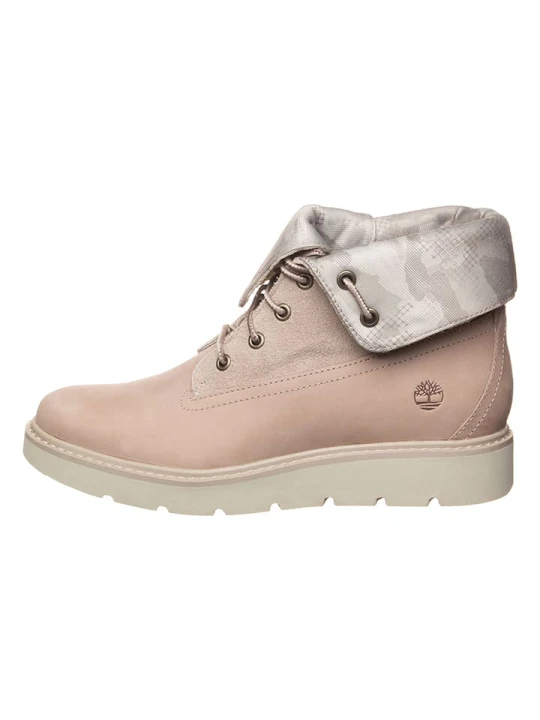 Zdjęcie produktu Timberland Skórzane botki "Keninstin" w kolorze beżowym rozmiar: 37