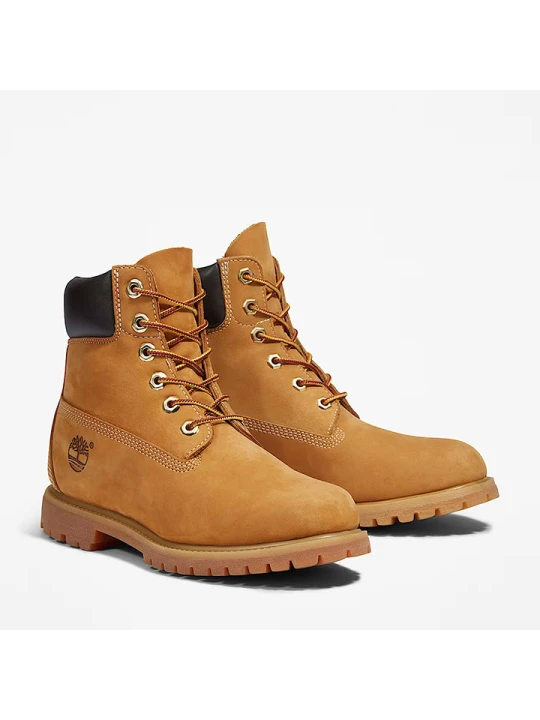 Zdjęcie produktu Timberland Skórzane botki "Premium 6" w kolorze jasnobrązowym rozmiar: 39