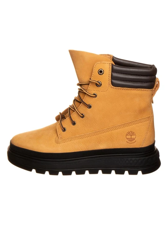 Zdjęcie produktu Timberland Skórzane botki "Ray City" w kolorze jasnobrązowym rozmiar: 38