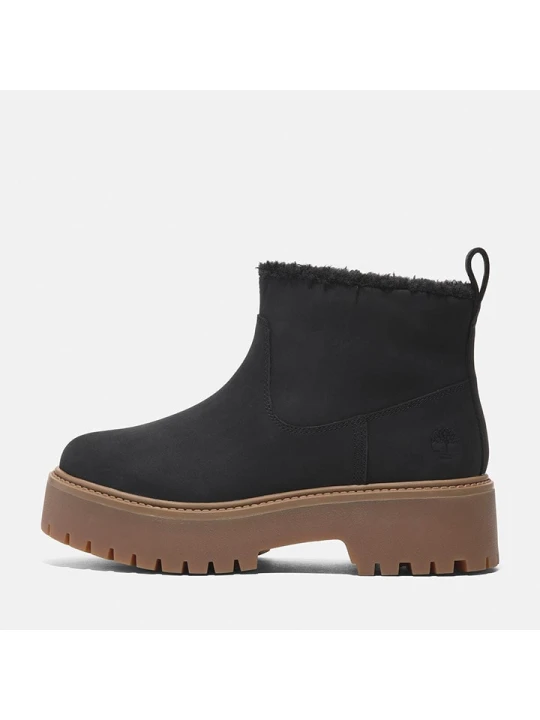 Zdjęcie produktu Timberland Skórzane botki "Stone Street" w kolorze czarnym rozmiar: 39, 5