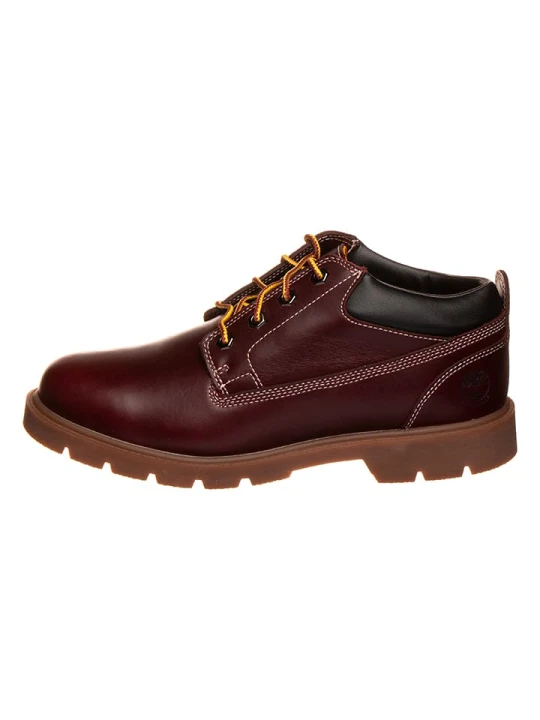 Zdjęcie produktu Timberland Skórzane botki w kolorze czerwonym rozmiar: 42