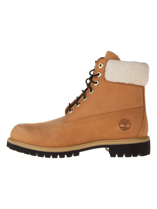 Zdjęcie produktu Timberland Skórzane botki w kolorze jasnobrązowym rozmiar: 43