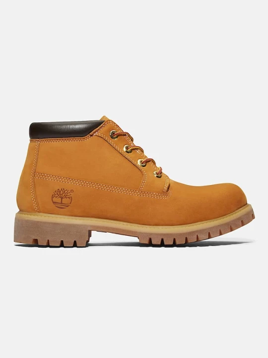 Zdjęcie produktu Timberland Skórzane botki w kolorze jasnobrązowym rozmiar: 41