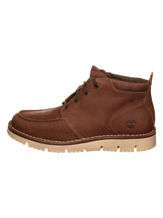 Zdjęcie produktu Timberland Skórzane botki "Westmore" w kolorze brązowym rozmiar: 41