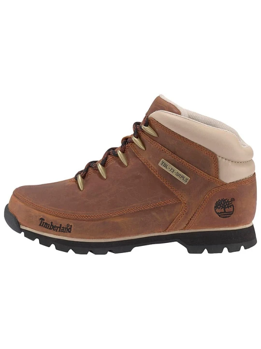 Zdjęcie produktu Timberland Skórzane buty trekkingowe "Euro Sprint" w kolorze brązowo-beżowym rozmiar: 44