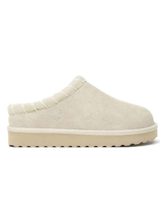 Zdjęcie produktu Timberland Skórzane slippersy w kolorze beżowym rozmiar: 41