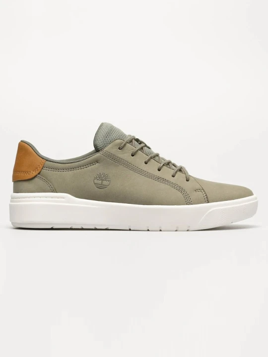 Zdjęcie produktu Timberland Skórzane sneakersy w kolorze khaki rozmiar: 43