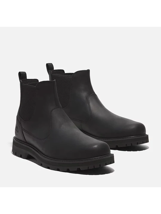 Zdjęcie produktu Timberland Skórzane sztyblety "Britton Road Mid" w kolorze czarnym rozmiar: 46