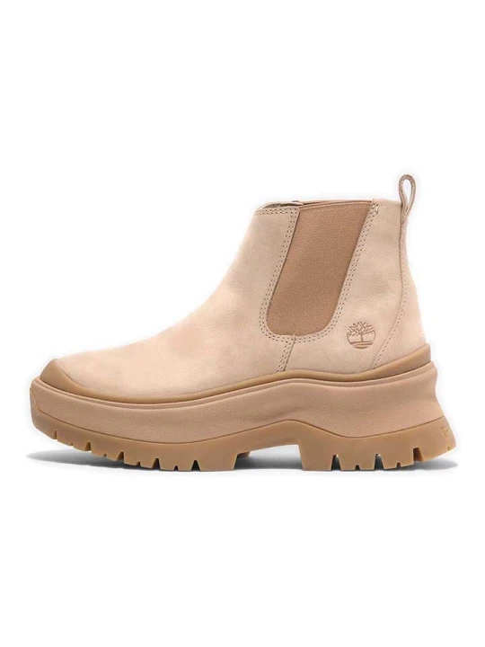 Zdjęcie produktu Timberland Skórzane sztyblety "Roxie Lane" w kolorze beżowym rozmiar: 39, 5