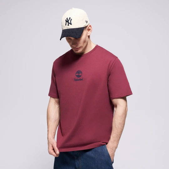 Zdjęcie produktu Timberland T-Shirt New Small Logo Print Ss Tee Burgundy fioletowy