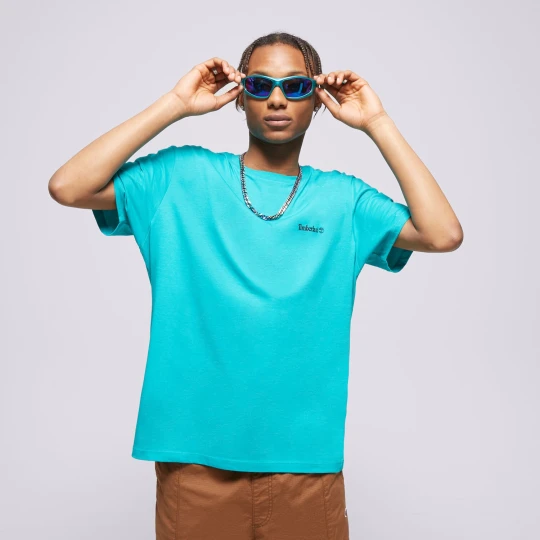 Zdjęcie produktu Timberland T-Shirt Small Logo Print turkusowy