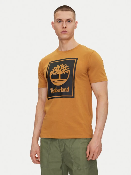 Zdjęcie produktu Timberland T-Shirt TB0A5WQQ Beżowy Regular Fit