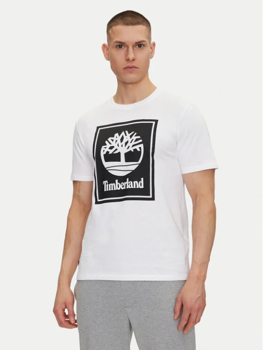 Zdjęcie produktu Timberland T-Shirt TB0A5WQQ Biały Regular Fit