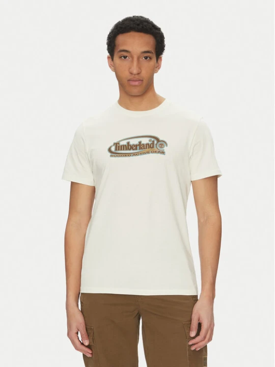 Zdjęcie produktu Timberland T-Shirt TB0A6DJY Biały Regular Fit