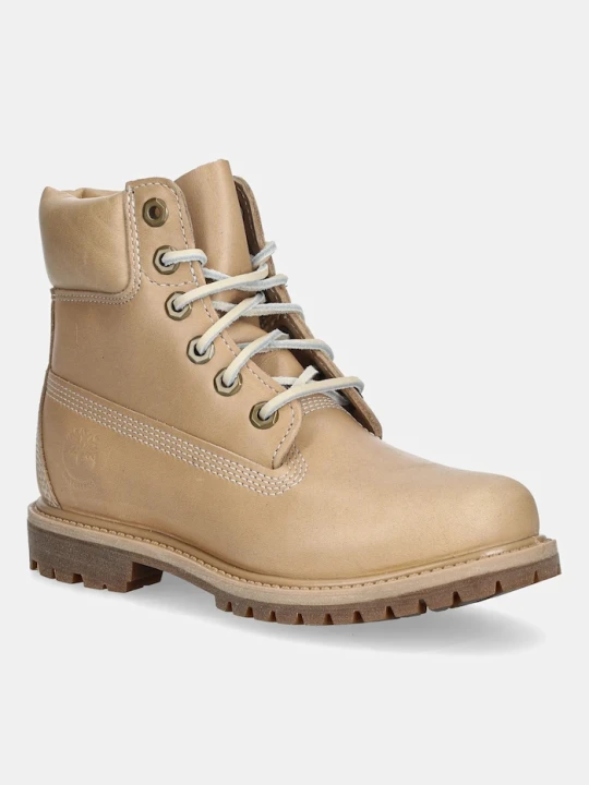 Zdjęcie produktu Timberland workery skórzane Premium 6 Inch Lace Up Waterproof beżowy