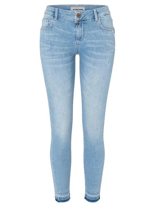 Zdjęcie produktu Timezone Dżinsy "Aleena" - Slim fit - w kolorze błękitnym rozmiar: W26/L32