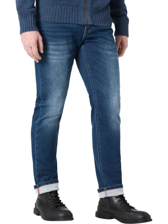 Zdjęcie produktu Timezone Dżinsy "Eduardo" - Slim fit - w kolorze granatowym rozmiar: W36 / L36