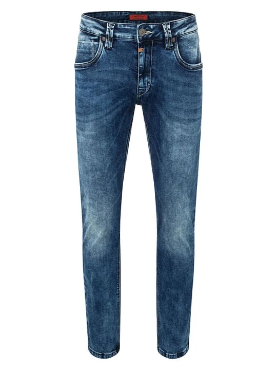 Zdjęcie produktu Timezone Dżinsy "Eduardo" - Slim fit - w kolorze niebieskim rozmiar: W31/L36