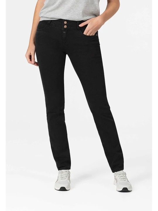 Zdjęcie produktu Timezone Dżinsy "Enya" - Slim fit - w kolorze czarnym rozmiar: W28/L30