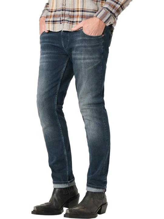 Zdjęcie produktu Timezone Dżinsy "Scott" - Slim fit - w kolorze granatowym rozmiar: W32 / L32
