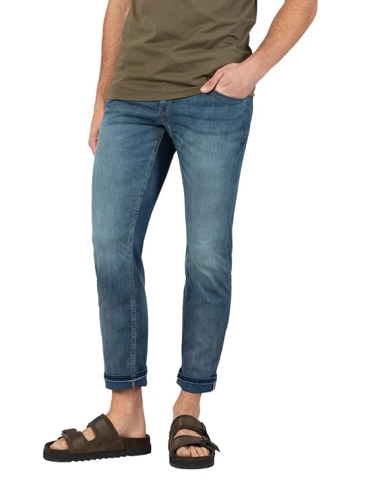 Zdjęcie produktu Timezone Dżinsy "Scott" - Slim fit - w kolorze niebieskim rozmiar: W30 / L34