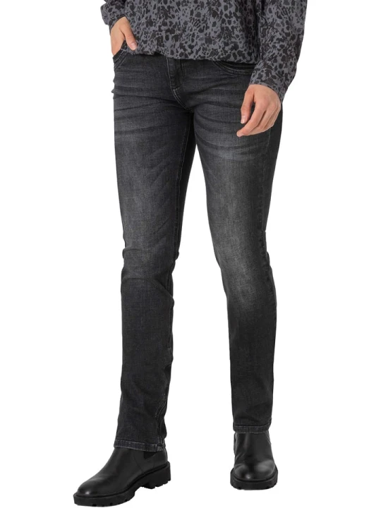 Zdjęcie produktu Timezone Dżinsy "Tahila" - Slim fit - w kolorze czarnym rozmiar: W26 / L32