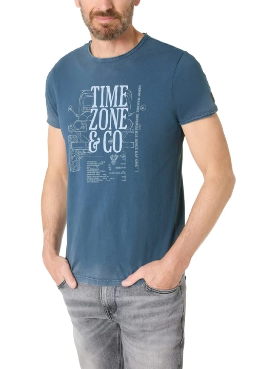 Zdjęcie produktu Timezone Koszulka w kolorze niebieskim rozmiar: 3XL