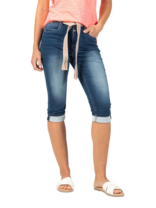 Zdjęcie produktu Timezone Rybaczki dżinsowe "Marah" - Slim fit - w kolorze niebieskim rozmiar: W25