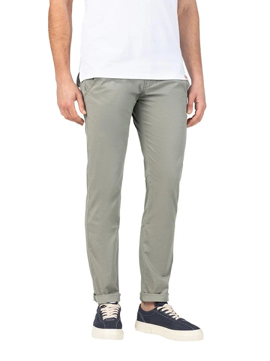 Zdjęcie produktu Timezone Spodnie chino "Janno" - Slim fit - w kolorze szarym rozmiar: W33 / L34