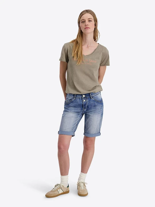 Zdjęcie produktu Timezone Szorty dżinsowe "Nali" - Slim fit - w kolorze niebieskim rozmiar: W25