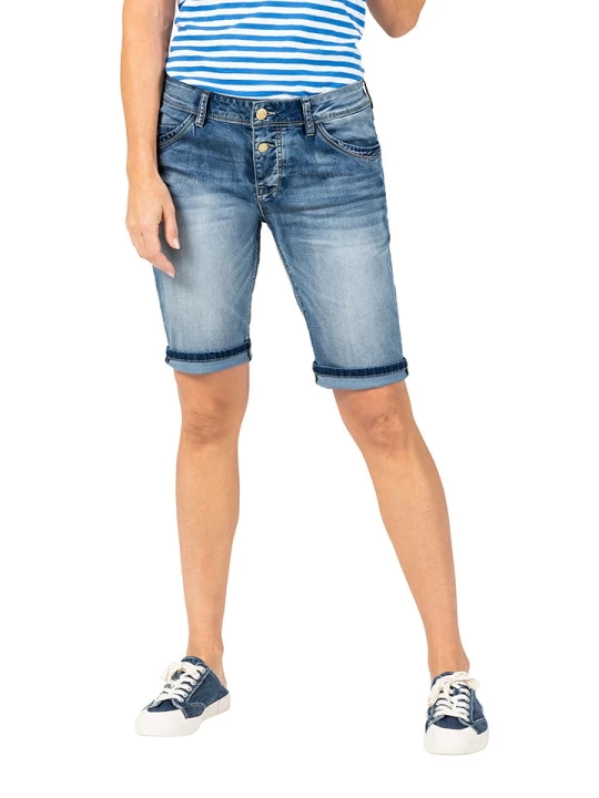 Zdjęcie produktu Timezone Szorty dżinsowe "Nali" - Slim fit - w kolorze niebieskim rozmiar: W31