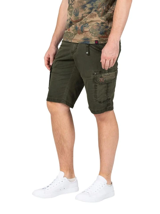 Zdjęcie produktu Timezone Szorty dżinsowe "Ryker" - Regular fit - w kolorze khaki rozmiar: W29