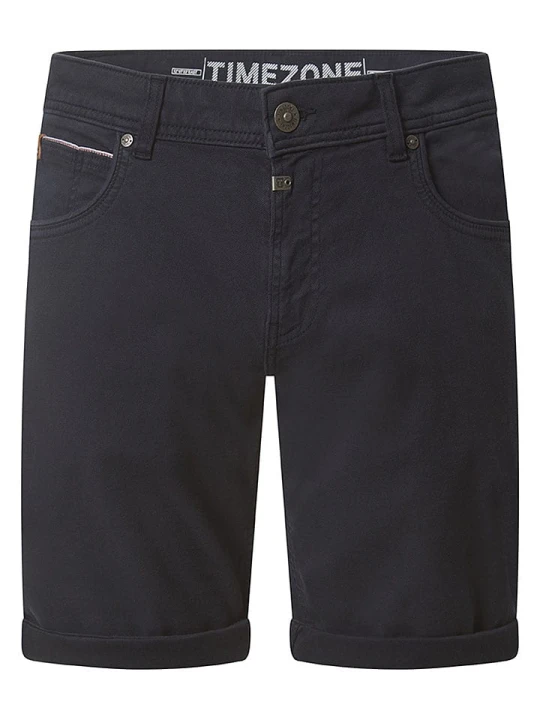 Zdjęcie produktu Timezone Szorty dżinsowe "Scotty" - Slim fit - w kolorze czarnym rozmiar: W33