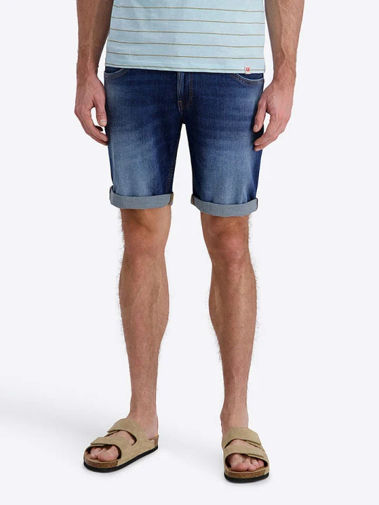 Zdjęcie produktu Timezone Szorty dżinsowe "Scotty" - Slim fit - w kolorze niebieskim rozmiar: W38