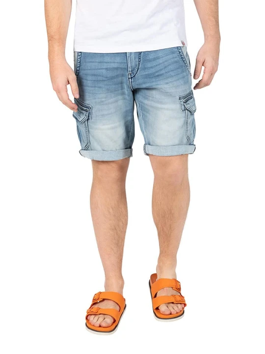 Zdjęcie produktu Timezone Szorty dżinsowe "Stanley" - Slim fit - w kolorze błękitnym rozmiar: W31