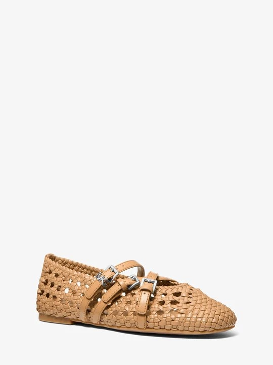 Zdjęcie produktu Tkane baletki Indy Flex Michael Kors ORZECHOWY (Brązowy)