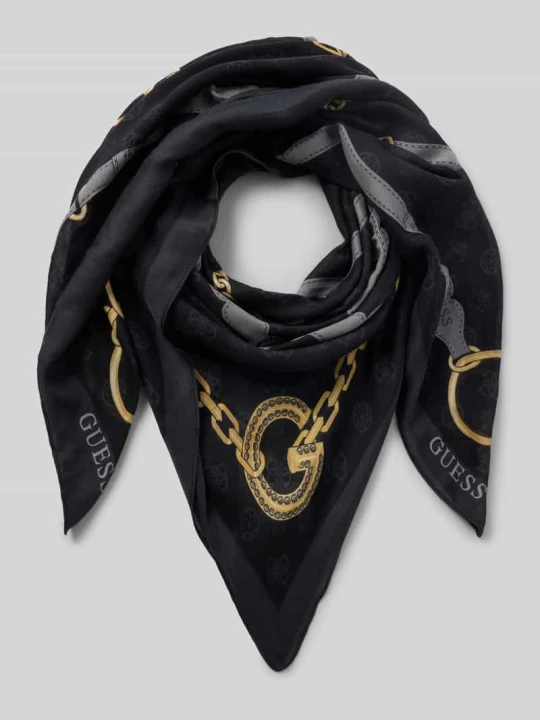 Zdjęcie produktu Tkanina z modalu w całościowym wzorze model 'EMELIE' Guess Czarny