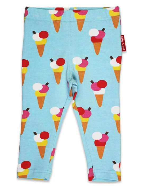 Zdjęcie produktu Toby Tiger Legginsy w kolorze błękitnym rozmiar: 98