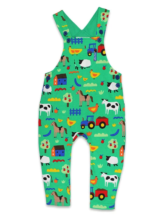Zdjęcie produktu Toby Tiger Ogrodniczki w kolorze zielonym rozmiar: 92