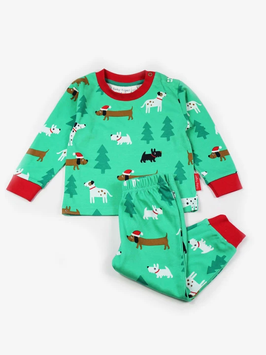 Zdjęcie produktu Toby Tiger Piżama w kolorze zielonym rozmiar: 86