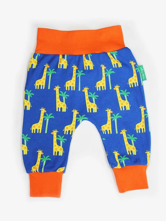 Zdjęcie produktu Toby Tiger Spodnie w kolorze niebieskim ze wzorem rozmiar: 86