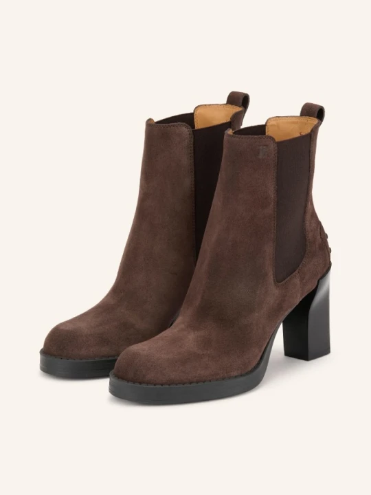 Zdjęcie produktu Tod's Botki Gomma braun CIEMNOBRĄZOWY