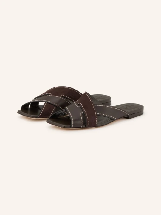 Zdjęcie produktu Tod's Klapki braun CIEMNOBRĄZOWY